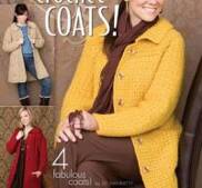 Crochet coats! mönster till 4 virkade kappor/jackor  Engelsk text!