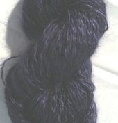 Vinterverkstans Silkemohair blåbär handfärgat