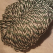 Svenskt 4 trådigt raggsocksgarn grå/grön/naturvit